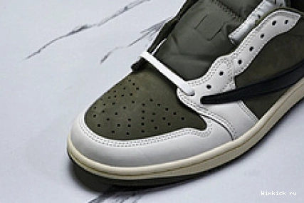 Air 1 Travis  Low Jordan OLIVE x Scott 1111